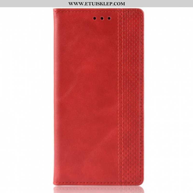 Etui Na Telefon do Oppo A15 Etui Folio Stylizowany Efekt Skóry W Stylu Vintage